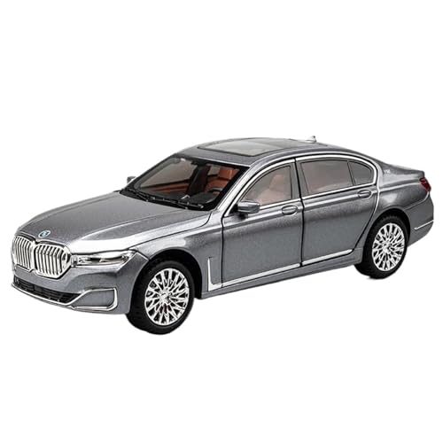 Druckgussfahrzeuge Motorfahrzeuge 1:24 Miniatur-Automodell Aus Druckgusslegierung, Geeignet for Sammlung Und Ausstellung for BMW 760Li Fertiges Modellauto(Chrome) von PIPJLCGE