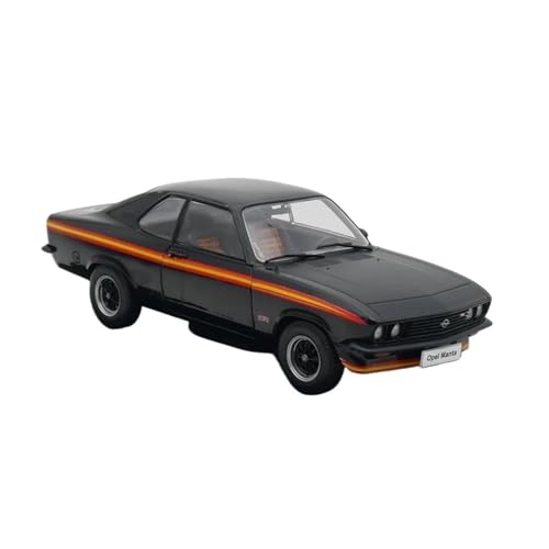 Druckgussfahrzeuge Motorfahrzeuge 1:24 Simulationsautomodell Aus Zinkdruckguss, Geeignet for Die Sammlung, for Opel Manta A GT/E Black Magic 1975 Fertiges Modellauto von PIPJLCGE