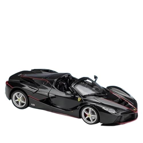 Druckgussfahrzeuge Motorfahrzeuge 1:24 Simulationsautomodell Aus Zinkdruckguss, Geeignet for Sammlung Und Ausstellung for Ferrari Fertiges Modellauto(Black) von PIPJLCGE