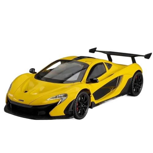 PIPJLCGE Druckgussfahrzeuge Motorfahrzeuge 1:24 Simulationsautomodell Aus Zinkdruckguss, Geeignet for Sammlung Und Ausstellung for Lamborghini P1 Fertiges Modellauto(Yellow) von PIPJLCGE