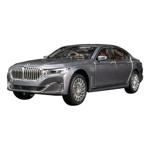 Druckgussfahrzeuge Motorfahrzeuge 1:24 Simulationsautomodell Aus Zinkdruckgusslegierung, Geeignet for Die Sammlungsausstellung for BMW The 7 760L Fertiges Modellauto(Gray) von PIPJLCGE