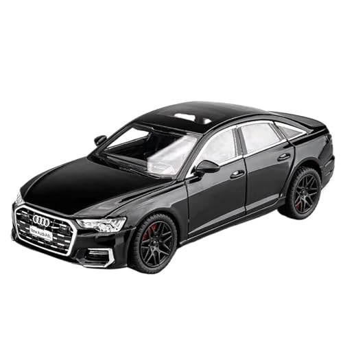 Druckgussfahrzeuge Motorfahrzeuge 1:24 for Audi A6 Miniatur-Automodell Aus Druckgusslegierung, Geeignet for Sammlung, Ausstellung, Geschenk Fertiges Modellauto(Black) von PIPJLCGE