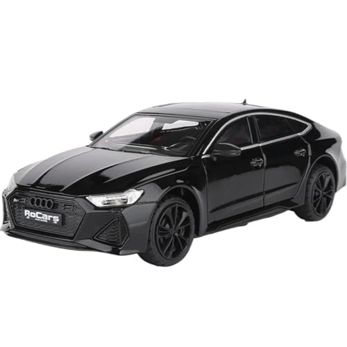 Druckgussfahrzeuge Motorfahrzeuge 1:24 for Audi RS7 Druckguss Legierung Auto Modell Reibung Power Metall Modell Auto Erwachsene Geschenk Sammlung Display Fertiges Modellauto(Size:Black) von PIPJLCGE