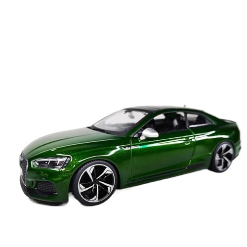 Druckgussfahrzeuge Motorfahrzeuge 1:24 for Audi Rs5. Automodell Im Druckgussmaßstab Aus Zinklegierung, Geeignet for Sammeln Und Ausstellen Fertiges Modellauto(Green) von PIPJLCGE