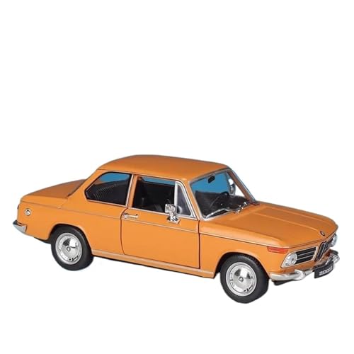 Druckgussfahrzeuge Motorfahrzeuge 1:24 for BMW 2002 Ti Friction Power Modell Auto Sound Und Licht Zurückziehen Modell Auto Geschenk Sammlung Display Fertiges Modellauto (Size : Orange) von PIPJLCGE