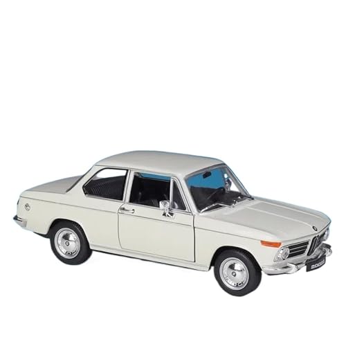 Druckgussfahrzeuge Motorfahrzeuge 1:24 for BMW 2002 Ti Friction Power Modell Auto Sound Und Licht Zurückziehen Modell Auto Geschenk Sammlung Display Fertiges Modellauto (Size : White) von PIPJLCGE