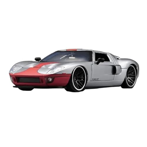 Druckgussfahrzeuge Motorfahrzeuge 1:24 for Ford GT Sportwagen. Miniaturautomodell Aus Zinklegierung, Geeignet for Die Sammlungsausstellung Fertiges Modellauto(Silver) von PIPJLCGE