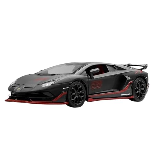 Druckgussfahrzeuge Motorfahrzeuge 1:24 for Lamborghini-Automodell Aus Zinkdruckguss, Geeignet for Sammlung Und Ausstellung Fertiges Modellauto(Black) von PIPJLCGE