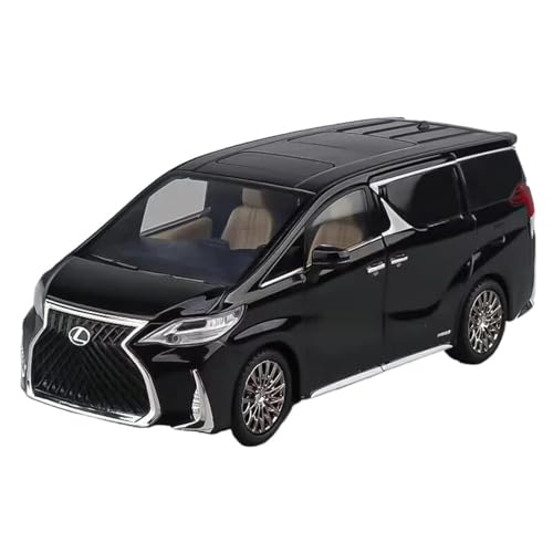 Druckgussfahrzeuge Motorfahrzeuge 1:24 for Lexus LM300 MPV Miniatur-Autodekorationsmodell Aus Zinklegierung, Geeignet for Sammeln Und Ausstellen Fertiges Modellauto(Black) von PIPJLCGE