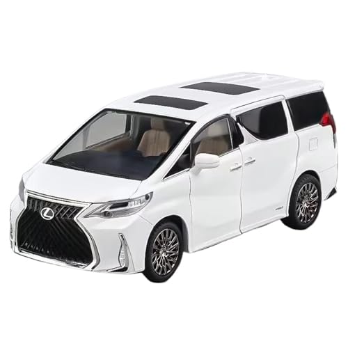 Druckgussfahrzeuge Motorfahrzeuge 1:24 for Lexus LM300 MPV Miniatur-Autodekorationsmodell Aus Zinklegierung, Geeignet for Sammeln Und Ausstellen Fertiges Modellauto(White) von PIPJLCGE