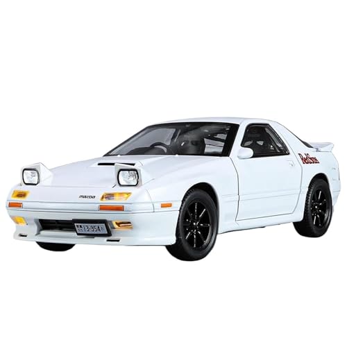 Druckgussfahrzeuge Motorfahrzeuge 1:24 for Mazda RX7 Automodell Aus Druckguss-Zinklegierung, Geeignet for Sammeln Und Ausstellen Fertiges Modellauto(White) von PIPJLCGE