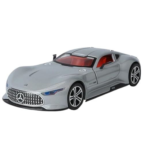 Druckgussfahrzeuge Motorfahrzeuge 1:24 for Mercedes-AMG Vision GT Automodell Aus Druckguss-Zinklegierung, Geeignet Zur Sammlung Fertiges Modellauto(Silver) von PIPJLCGE