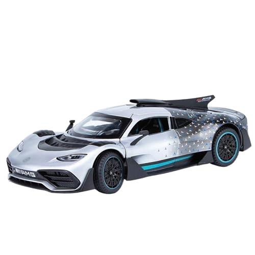 Druckgussfahrzeuge Motorfahrzeuge 1:24 for Mercedes-Benz AMG ONE Druckguss-Automodell, Fertige Zinklegierungs-Automodell-Sammlungsanzeige Fertiges Modellauto (Size : White) von PIPJLCGE