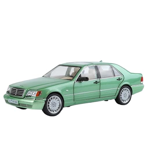 Druckgussfahrzeuge Motorfahrzeuge 1:24 for Mercedes-Benz W140 320 Maßstab Automodell Aus Druckguss-Zinklegierung, Geeignet for Sammlung Und Ausstellung Fertiges Modellauto(Green) von PIPJLCGE