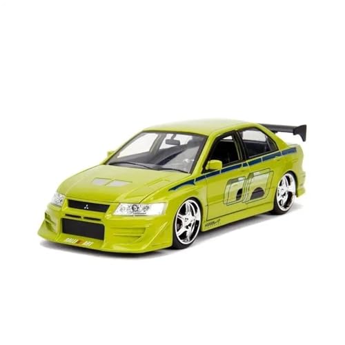 Druckgussfahrzeuge Motorfahrzeuge 1:24 for Mitsubishi Lancer Evolution VII Maßstab Zinklegierung Automodell Dekorationen Geeignet for Sammlung Fertiges Modellauto von PIPJLCGE