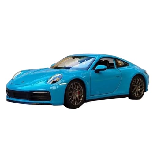 Druckgussfahrzeuge Motorfahrzeuge 1:24 for Porsche 911 Carrera 4S Coupé Simulationsmodellauto Zinklegierungs-Druckguss-Modellfahrzeuganzeige Fertiges Modellauto (Size : Blue) von PIPJLCGE