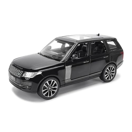 Druckgussfahrzeuge Motorfahrzeuge 1:24 for Range Rover Maßstabsgetreues Automodell Aus Zinkdruckguss, Geeignet for Sammeln Und Ausstellen Fertiges Modellauto(Black) von PIPJLCGE