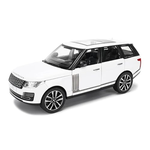 Druckgussfahrzeuge Motorfahrzeuge 1:24 for Range Rover Maßstabsgetreues Automodell Aus Zinkdruckguss, Geeignet for Sammeln Und Ausstellen Fertiges Modellauto(White) von PIPJLCGE