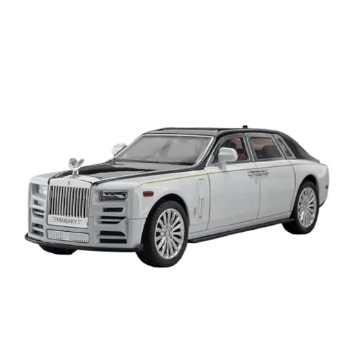 Druckgussfahrzeuge Motorfahrzeuge 1:24 for Rolls-Royce Phantom Scale Miniatur-Automodell Aus Druckgusslegierung, Geeignet for Sammlungsausstellungsgeschenke Fertiges Modellauto(White) von PIPJLCGE