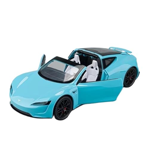 Druckgussfahrzeuge Motorfahrzeuge 1:24 for Tesla Model 3 Mini-Skala Statische Legierung Druckguss-Modellauto-Ornamente Display-Souvenirs Fertiges Modellauto(Blue) von PIPJLCGE