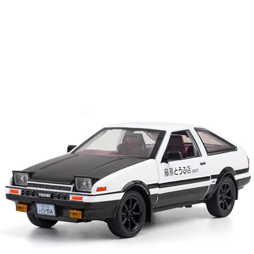 Druckgussfahrzeuge Motorfahrzeuge 1:24 for Toyota AE86 Druckguss Legierung Auto Modell Simulation Reibung Power Modell Auto Sammlung Display Fertiges Modellauto(Size:Black) von PIPJLCGE