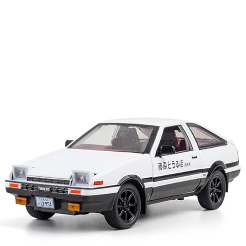 Druckgussfahrzeuge Motorfahrzeuge 1:24 for Toyota AE86 Druckguss Legierung Auto Modell Simulation Reibung Power Modell Auto Sammlung Display Fertiges Modellauto(Size:White) von PIPJLCGE