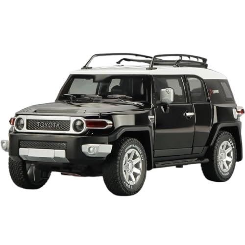 Druckgussfahrzeuge Motorfahrzeuge 1:24 for Toyota FJ Cruiser Miniaturautomodell Aus Zinklegierung, Geeignet for Die Sammlungsausstellung Fertiges Modellauto(Black) von PIPJLCGE