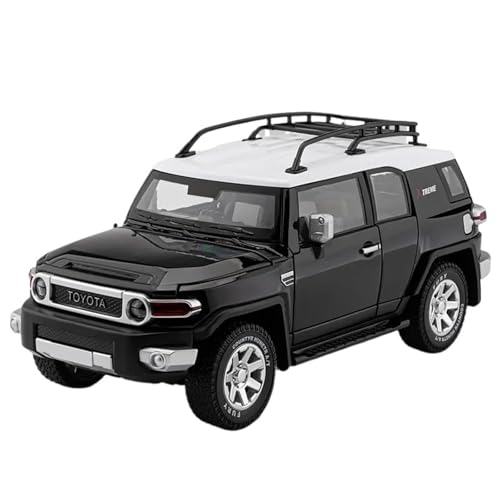 Druckgussfahrzeuge Motorfahrzeuge 1:24 for Toyota FJ Cruiser SUV Miniatur-Luxusfahrzeug Aus Druckgusslegierung, Geeignet for Die Sammlungsausstellung Fertiges Modellauto(Black) von PIPJLCGE