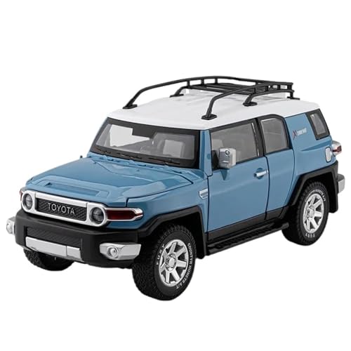 Druckgussfahrzeuge Motorfahrzeuge 1:24 for Toyota FJ Cruiser SUV Miniatur-Luxusfahrzeug Aus Druckgusslegierung, Geeignet for Die Sammlungsausstellung Fertiges Modellauto(Blue) von PIPJLCGE