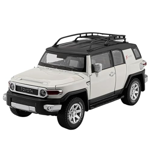 Druckgussfahrzeuge Motorfahrzeuge 1:24 for Toyota FJ Cruiser SUV Miniatur-Luxusfahrzeug Aus Druckgusslegierung, Geeignet for Die Sammlungsausstellung Fertiges Modellauto(White) von PIPJLCGE