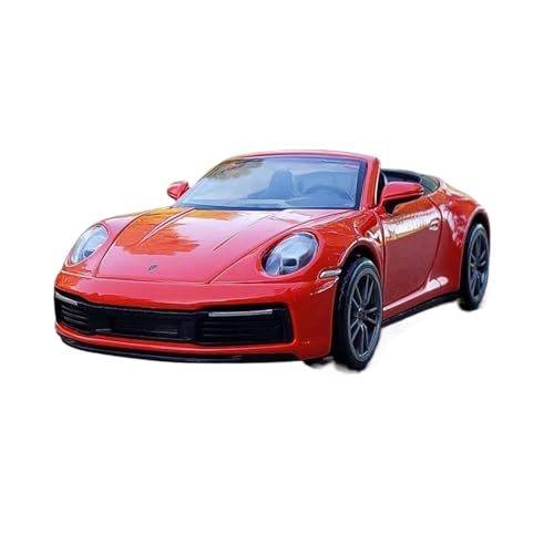 Druckgussfahrzeuge Motorfahrzeuge 1:32 Für Porsche 911 Carrera Automodell Fahrzeuge Miniaturauto Dekoration Souvenir Fertiges Modellauto (Size : Red) von PIPJLCGE