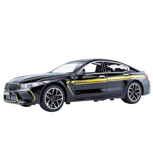 Druckgussfahrzeuge Motorfahrzeuge Maßstab 1:24 for BMW M8, Druckgussauto, Fertiges Automodell Aus Zinklegierung, Sammlungsanzeige Fertiges Modellauto (Size : Black) von PIPJLCGE