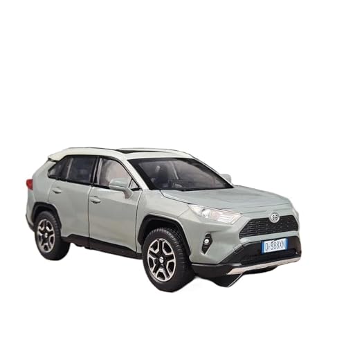 Druckgussfahrzeuge Motorfahrzeuge Maßstab 1:32 for Toyota Rav4 Geländewagen 2023 Modellauto Aus Legierung, Druckguss-Metallornamente, Sammlungsdisplay Fertiges Modellauto(Silver) von PIPJLCGE