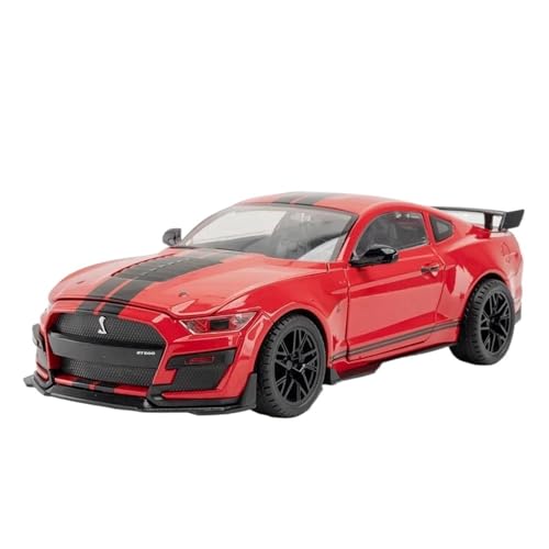 Druckgussfahrzeuge Motorfahrzeuge Miniatur-Automodell Aus Druckgusslegierung Im Maßstab 1:18 for Mustang GT500, Geeignet for Sammlungsausstellungsgeschenke Fertiges Modellauto(Red) von PIPJLCGE