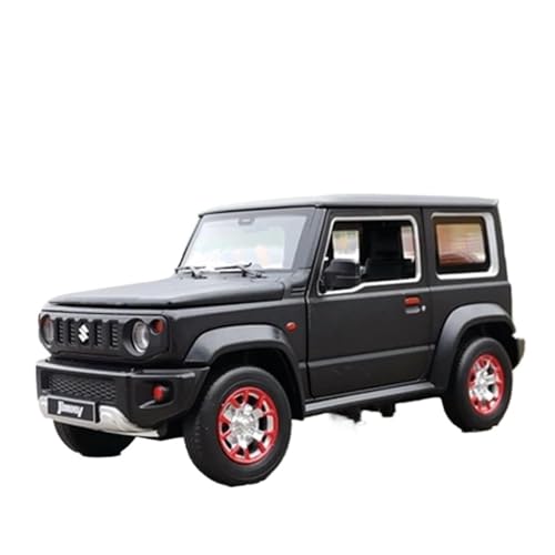 Druckgussfahrzeuge Motorfahrzeuge Simulationsautomodell Aus Zinklegierung Im Maßstab 1:18, Geeignet for Die Sammlung for Suzuki Jimny Fertiges Modellauto(Black) von PIPJLCGE