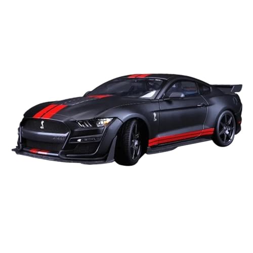 PIPJLCGE Druckgussfahrzeuge Motorfahrzeuge 1:18 2020 for Ford Mustang Shelby Gt500 Legierung statische Druckgussfahrzeuge Modellauto for Sammeln Fertiges Modellauto (Size : GT500 Light Black) von PIPJLCGE