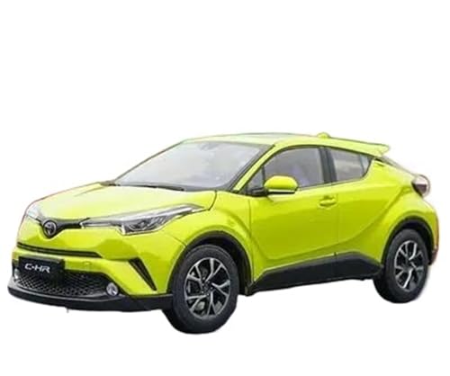 PIPJLCGE Druckgussfahrzeuge Motorfahrzeuge 1:18 Simulationsmaßstab-Automodell Aus Zinkdruckgusslegierung, Geeignet for Die Sammlungsanzeige for GAC Toyota C-HR Fertiges Modellauto(Green) von PIPJLCGE