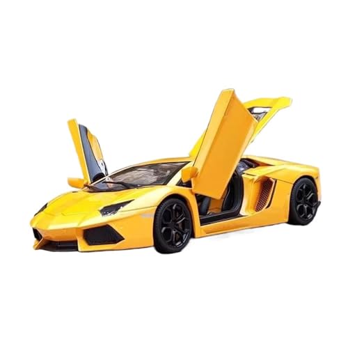 PIPJLCGE Druckgussfahrzeuge Motorfahrzeuge 1:18 for Aventador LP740 Sportwagen Reibungskraft Modellauto Simulation Legierung Druckguss Statisches Automodell Fertiges Modellauto(Size:Yellow) von PIPJLCGE