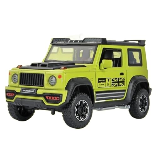 Druckgussfahrzeuge Motorfahrzeuge 1:18 for Suzuki Jimny Geländewagen, Legierung, statische Druckgussfahrzeuge, Modellauto for Sammeln Fertiges Modellauto (Size : Green) von PIPJLCGE