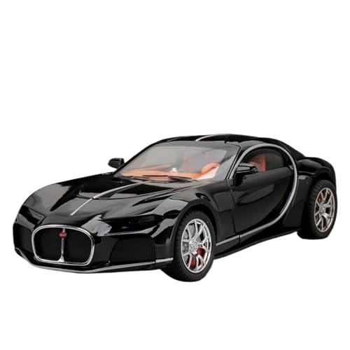 PIPJLCGE Druckgussfahrzeuge Motorfahrzeuge 1:24 Für Bugatti Atlantic Supercar Legierung Druckguss Simulation Auto Modell Miniatur Auto Ornamente Fertiges Modellauto (Size : Black) von PIPJLCGE