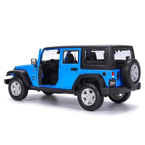 PIPJLCGE Druckgussfahrzeuge Motorfahrzeuge 1:24 for Jeep Wrangler 2015 Diecast Modell Auto Simulation Legierung Auto Modell Handwerk Dekoration Sammlung Spielzeug Fertiges Modellauto(Size:B) von PIPJLCGE
