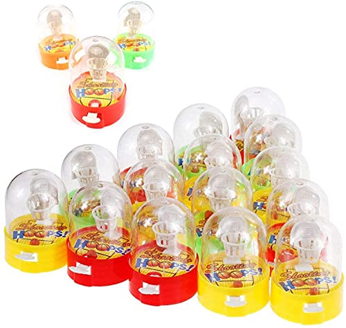 PIQIUQIU 20 Mini Basketball Finger Flipper Spielzeug für Kinder, 6cm - Kindergeburtstag Mitgebsel von PIQIUQIU