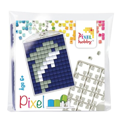 PIXEL Kreativ-Set Schlüsselanhänger 4 x 3 cm – Delfin von PIXEL