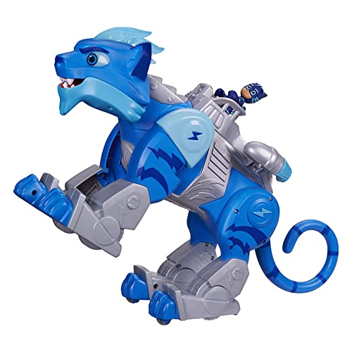 PJ Masks Animal Power Charge and Roar, Power Cat Kleinkindspielzeug, motorisiertes Spielzeug mit über 20 Lichtern und Geräuschen, ab 3 Jahren (French Version) von PJ Masks