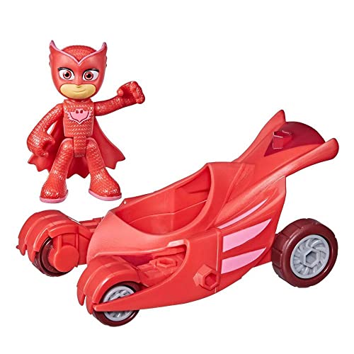 PJ Masks Eulengleiter Vorschulspielzeug, Eulettes Fahrzeug mit Eulette Action-Figur für Kinder ab 3 Jahren, Weiß von PJ Masks