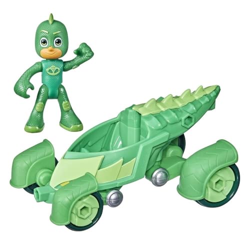 PJ MASKS Gekko-Mobile Preschool Toy, Gekko Car with Gekko Action Figure for Kids Ages 3 and Up von PJ Masks