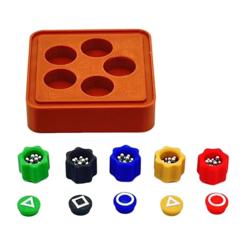 PKKP Gonggi Koreanisches Traditionelles Spielspiel, Gonggi Jack Stone Pebbles Set Spiel, Hand-Auge-Koordination Training Spielzeug, Gong-gi Traditionelles Steinfangspiel (A6) von PKKP