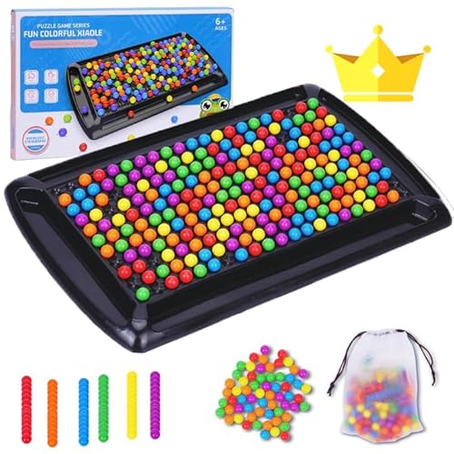 PKKP Intellektuelles Schachbrett, Rainbow Ball Brettspiel, Kugel Schachbrett Intellektuelles Schachbrett - Doppelduell, Rainbow Ball Brettspiel Intellectual Chessboard Dual Duel (241 Bälle) von PKKP