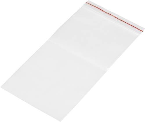 Druckverschlussbeutel ohne Beschriftungsstreifen (B x H) 100mm x 200mm Transparent Polyethylen von No Name P-L