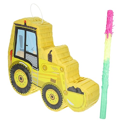 PLAFOPE 1 Satz Piñata spaß komfetti the edith eger die bataver digger Bagger-Pinatas Geburtstag Spielzeug mit Süßigkeiten gefülltes Spielzeug Partygeschenk Party-Requisite Papier von PLAFOPE